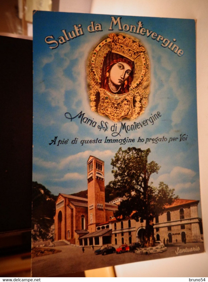 Cartolina Saluti Da Montevergine Santuario Prov Avellino - Avellino