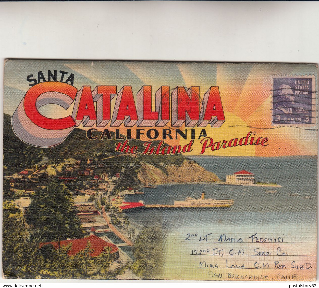 Santa Catalina - California - Folder Viaggiato Con 12 Immagini The Island Paradise. - Cartoline Ricordo