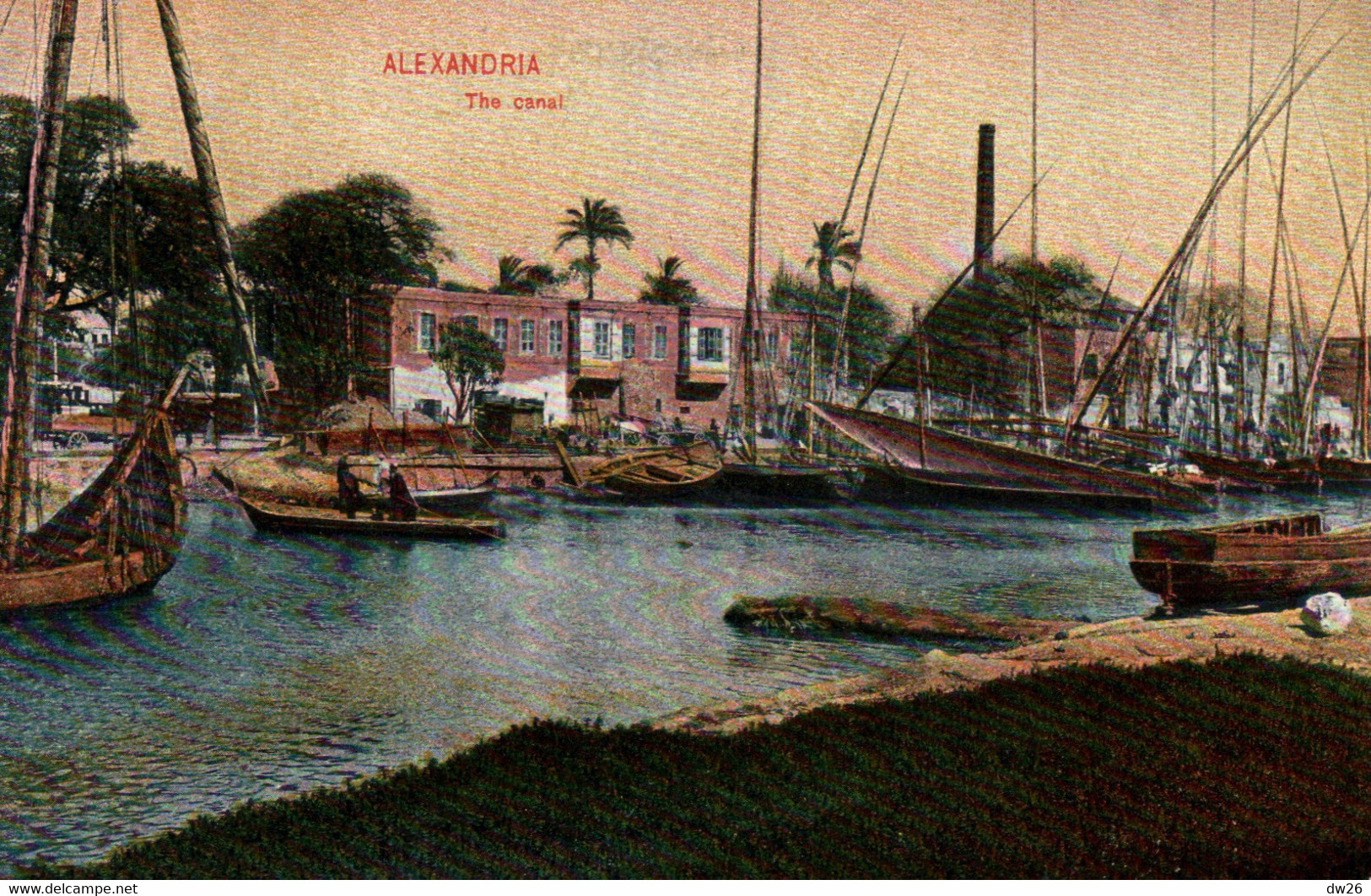 Alexandria - Alexandrie, Le Canal - Le Caire Postal Trust - Carte Non Circulée - Alexandrie