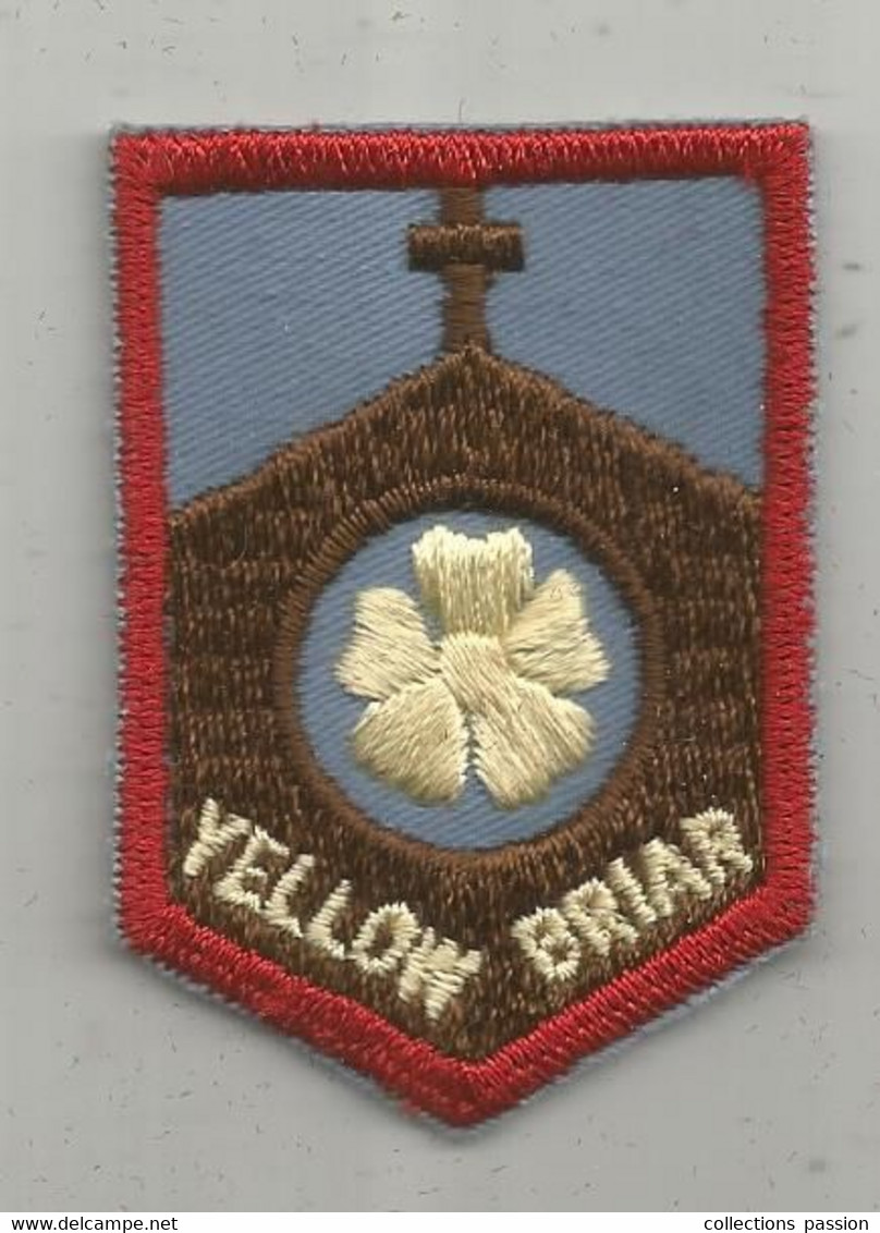 JC , écusson Tissu , Scouts , Scout , Scoutisme, YELLOW BRIAR - Patches