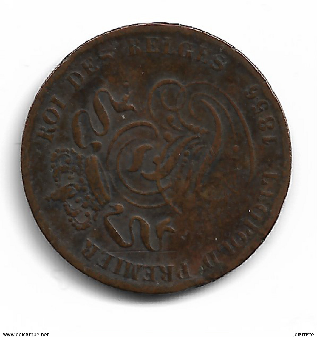 Monnaie Belgique 2 Centimes 1856 Plat04 - 2 Centimes