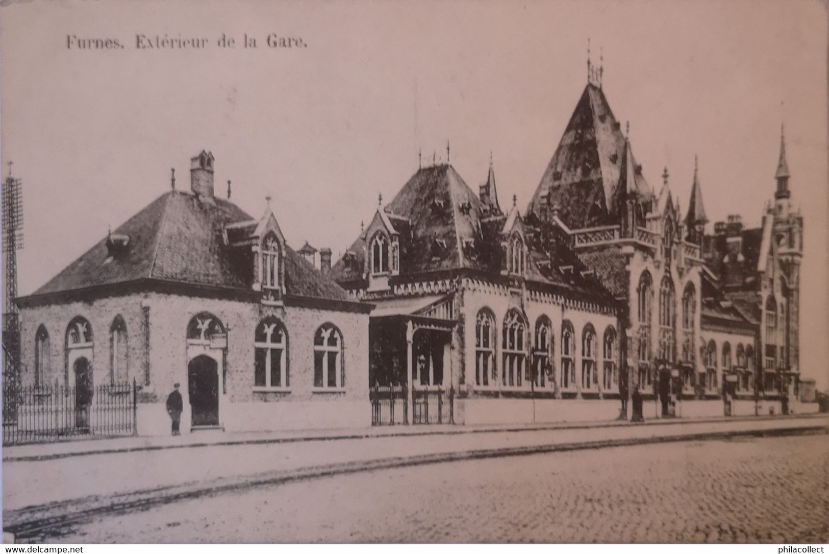 Veurne - Furnes //  Exterieur De La Gare 1914 - Veurne