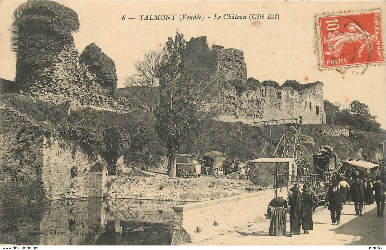 TALMONT - Les Ruines Du Château (coté Est). - Talmont Saint Hilaire