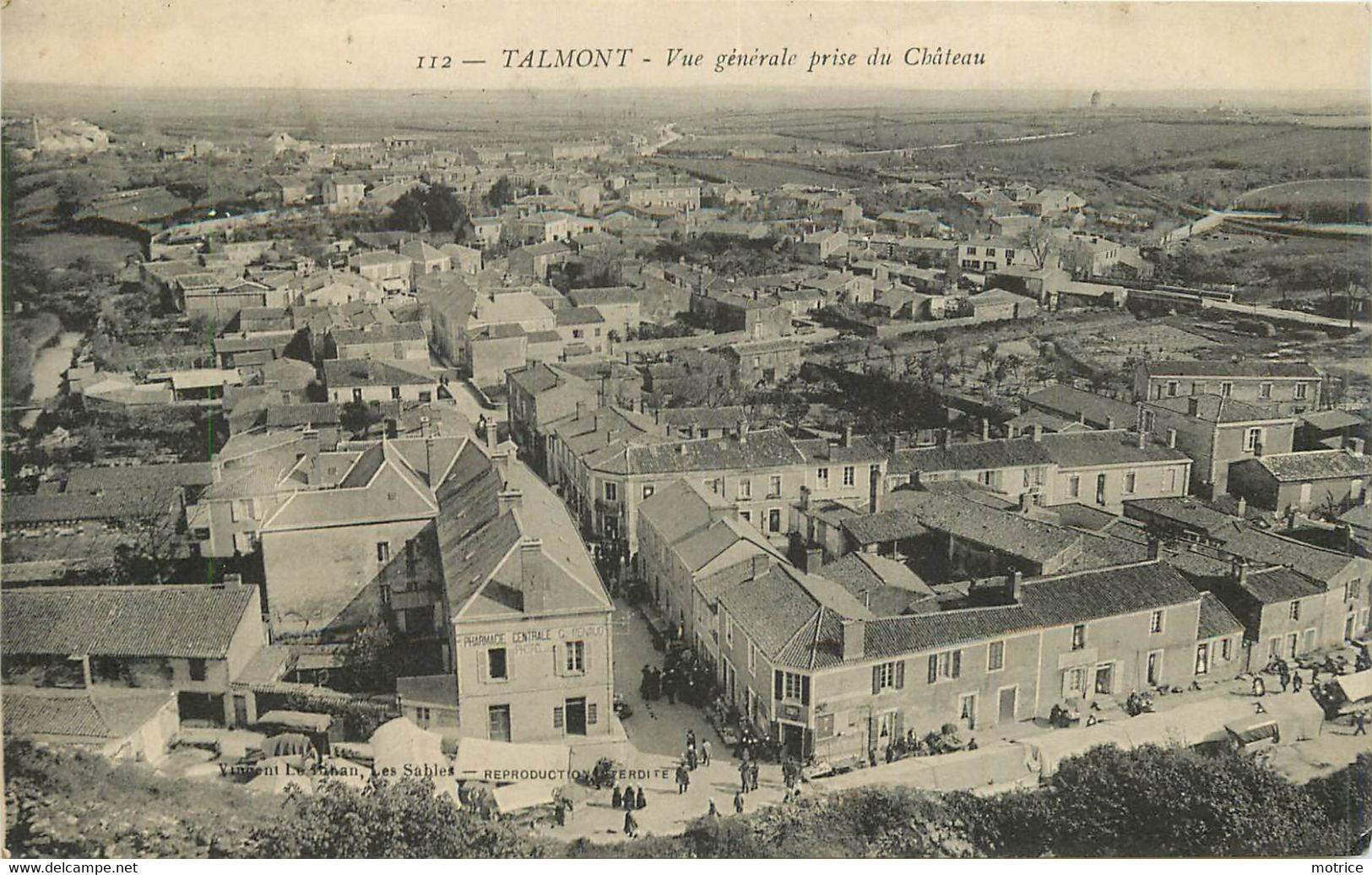 TALMONT - Vue Générale, Prise Du Château. - Talmont Saint Hilaire