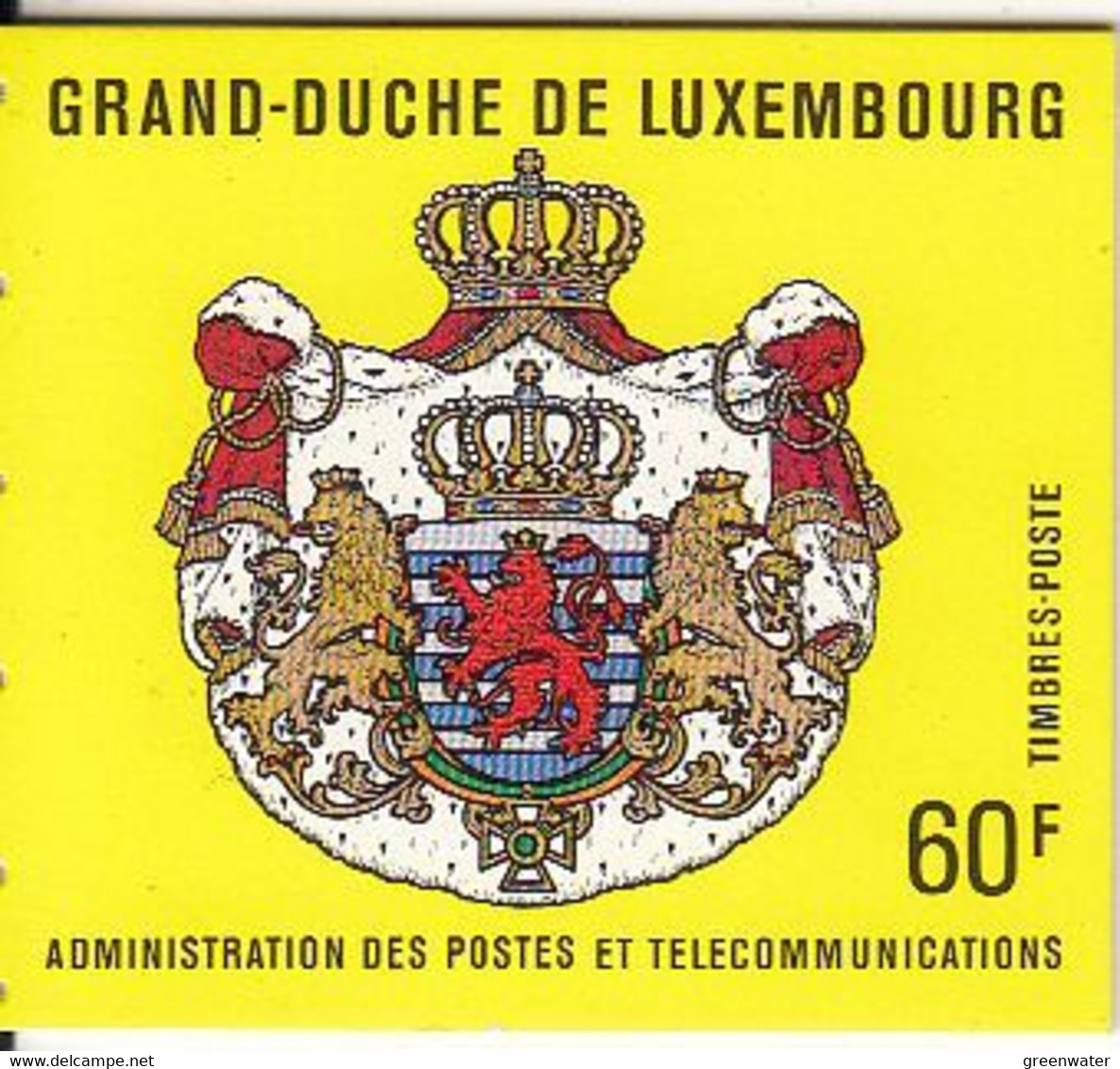 Luxemburg 1989 Silver Jubilee Grand-Duc Jean Booklet ** Mnh (50563) @ Face - Cuadernillos