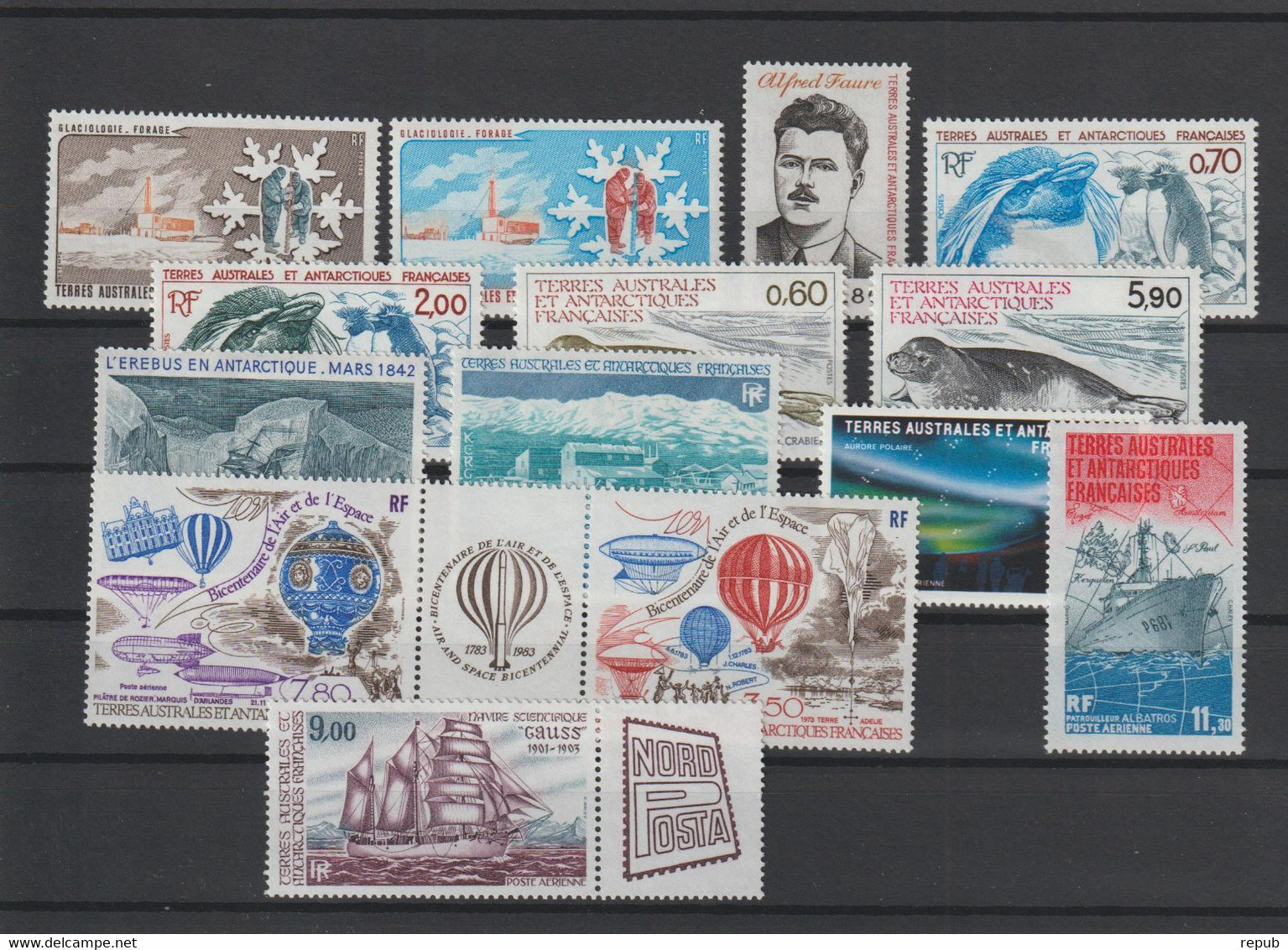 TAAF Année Complète 1984 102-108 Et PA 79-81,83A,84-85 ** MNH - Komplette Jahrgänge