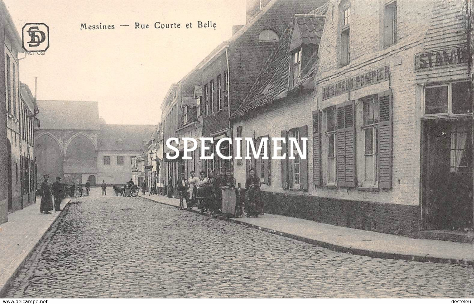 Rue Courte Et Belle -  Messines - Mesen - Mesen