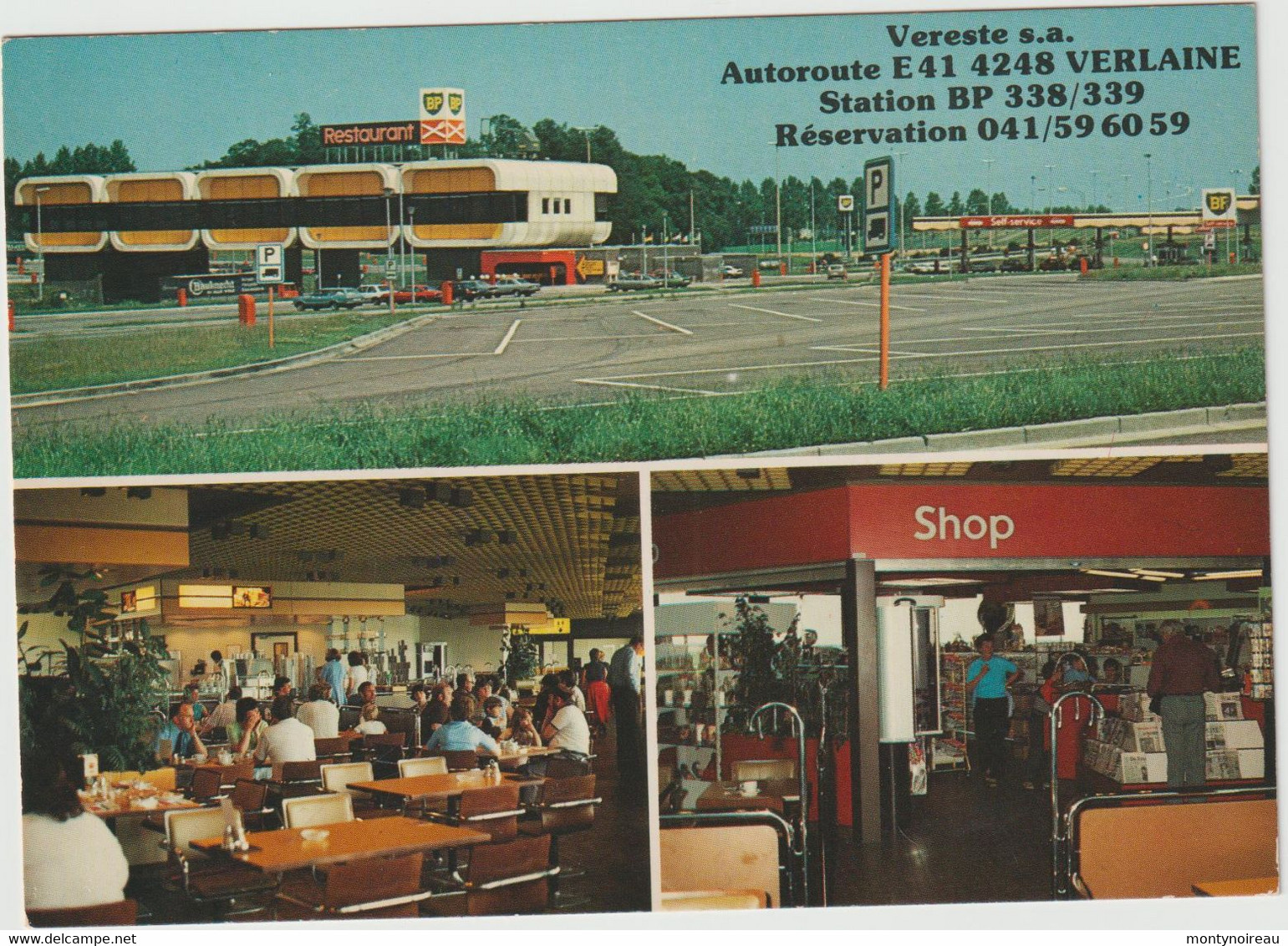 Autres & non classés - Belgique : VERESTE S A , autoroute E 41 , VERLAINE ,  station BP