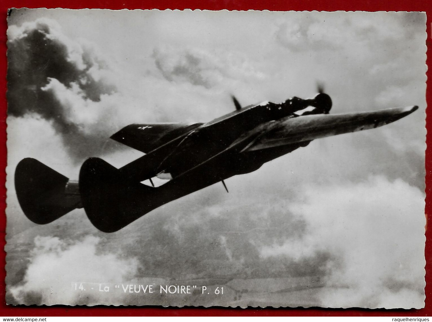 AVIATION 14 - La " VEUVE NOIRE " P.61 Ed. Superluxe, Paris (IT#136) - 1939-1945: 2de Wereldoorlog