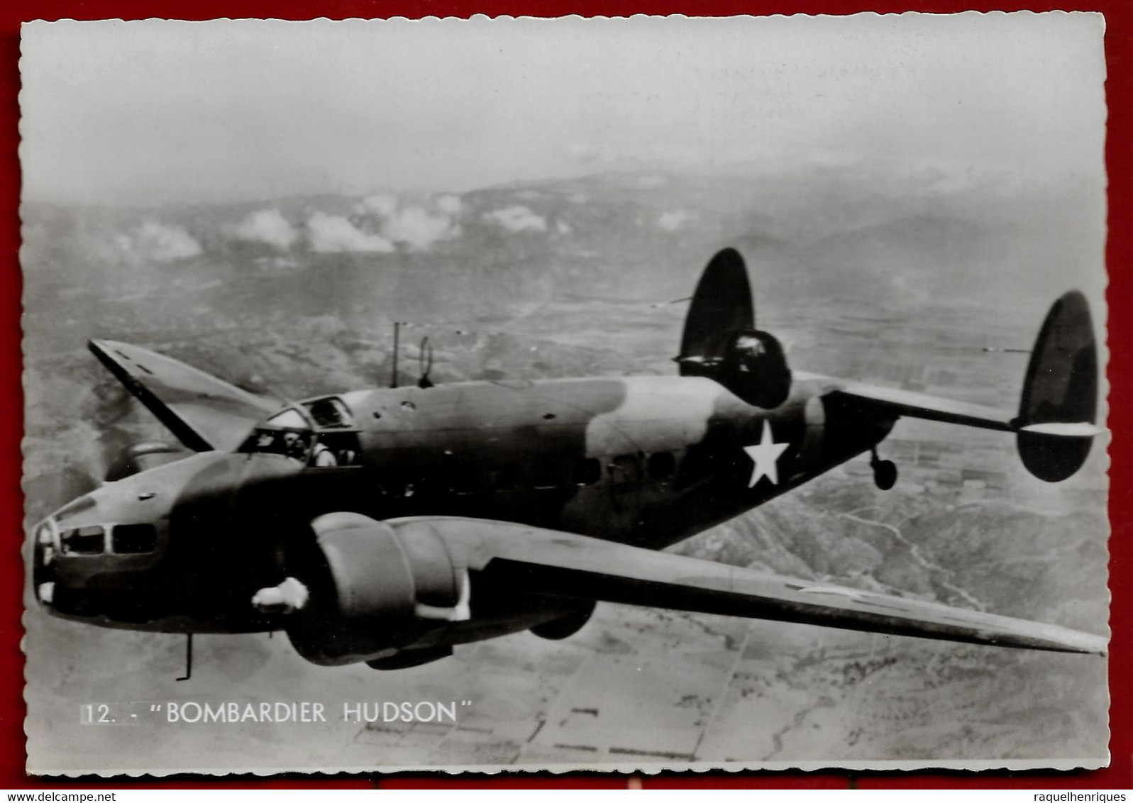 AVIATION 12 - " BOMBARDIER HUDSON " Ed. Superluxe, Paris (IT#137) - 1939-1945: 2ème Guerre