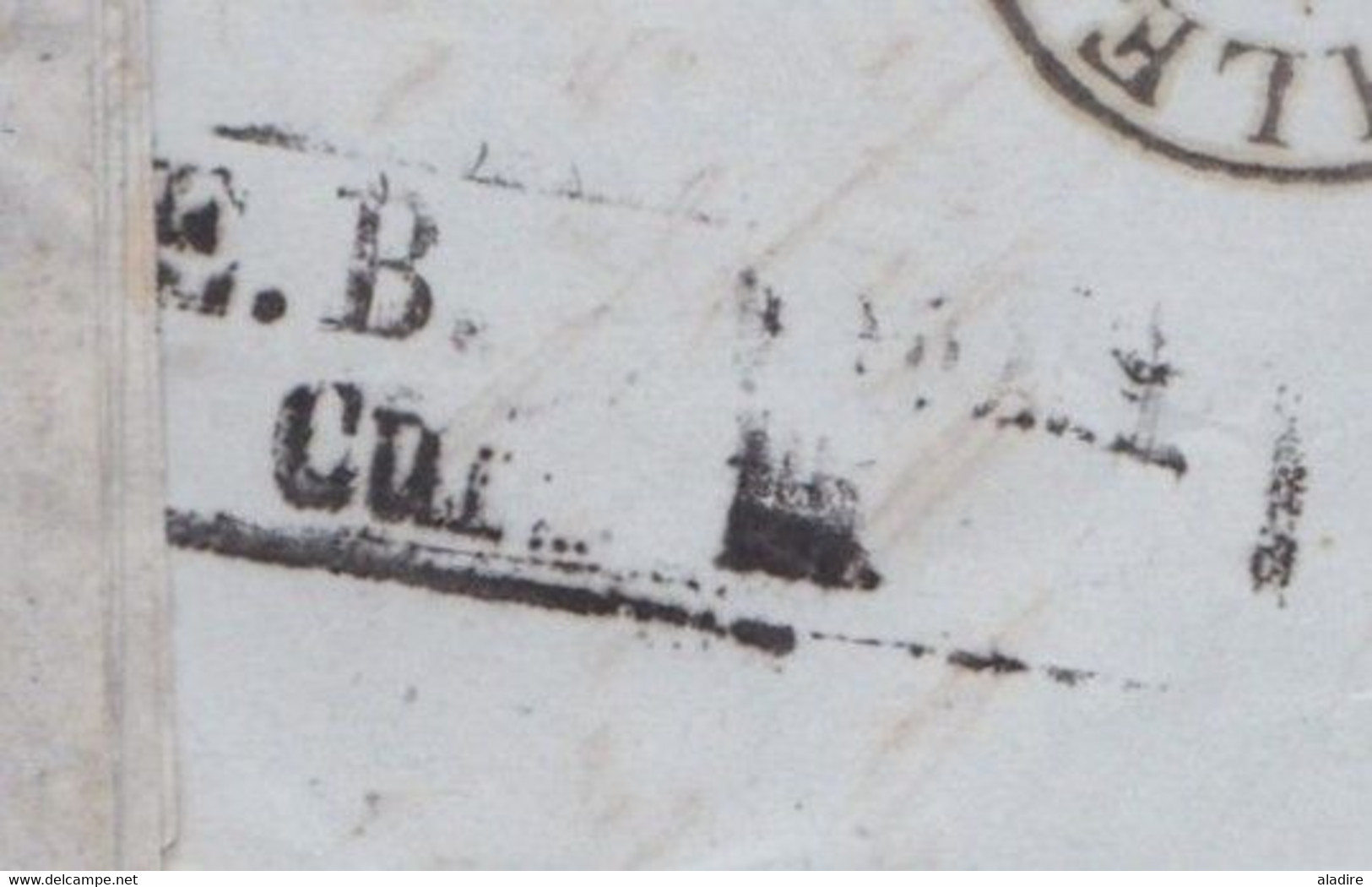 1862 - Lettre pliée et comptes en néerlandais d'Amsterdam vers Wohlen, Suisse - cad transit et arrivée