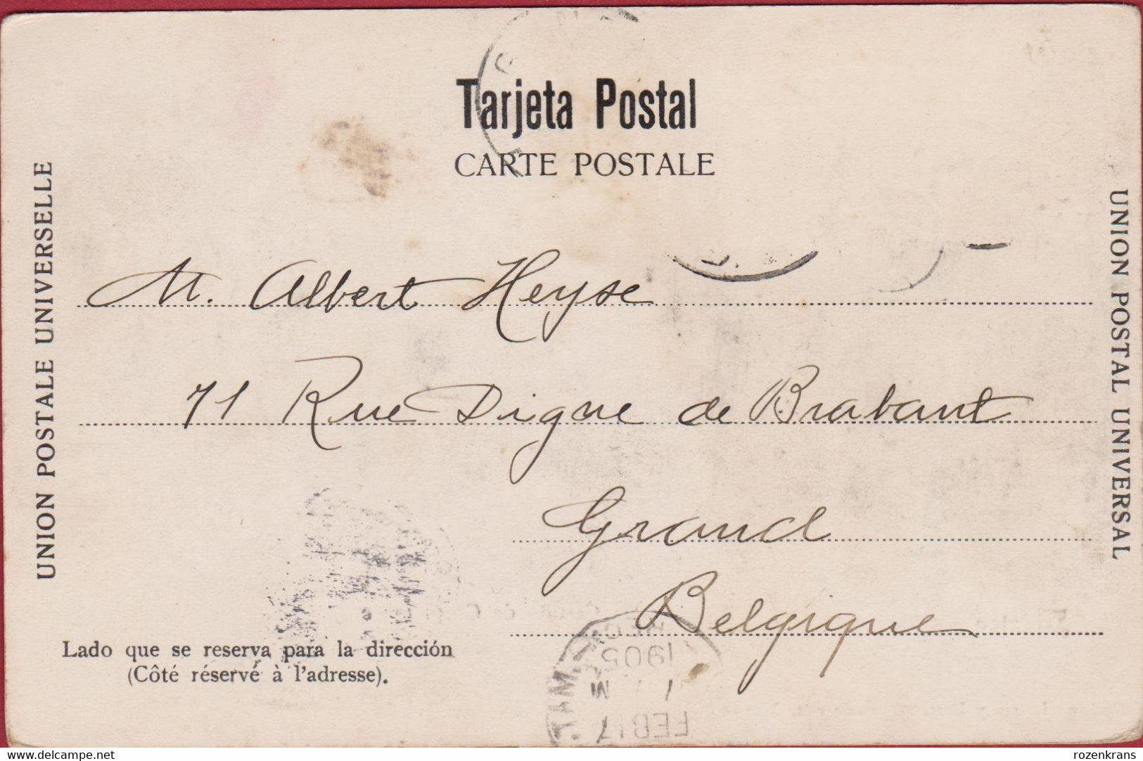 Mexico Tarjeta Postal Castillo De Chapultepec RARE Old Postcard CPA - Mexiko