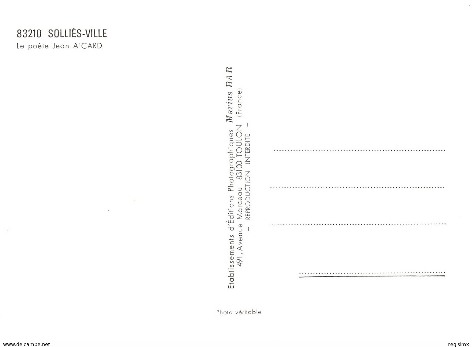 83-SOLLIES VILLE-POETE JEAN AICARD-N°547-B/0359 - Sollies Pont