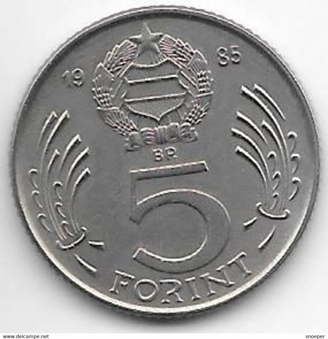 Hungary 5 Forint  1985 Km 635 - Ungheria