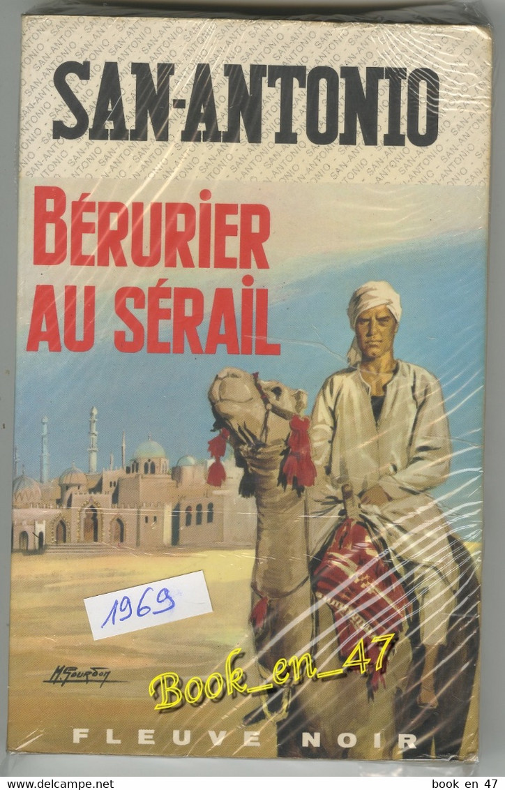 {74297} San-Antonio "  Bérurier Au Sérail  " 1969 TBE . " En Baisse " - San Antonio