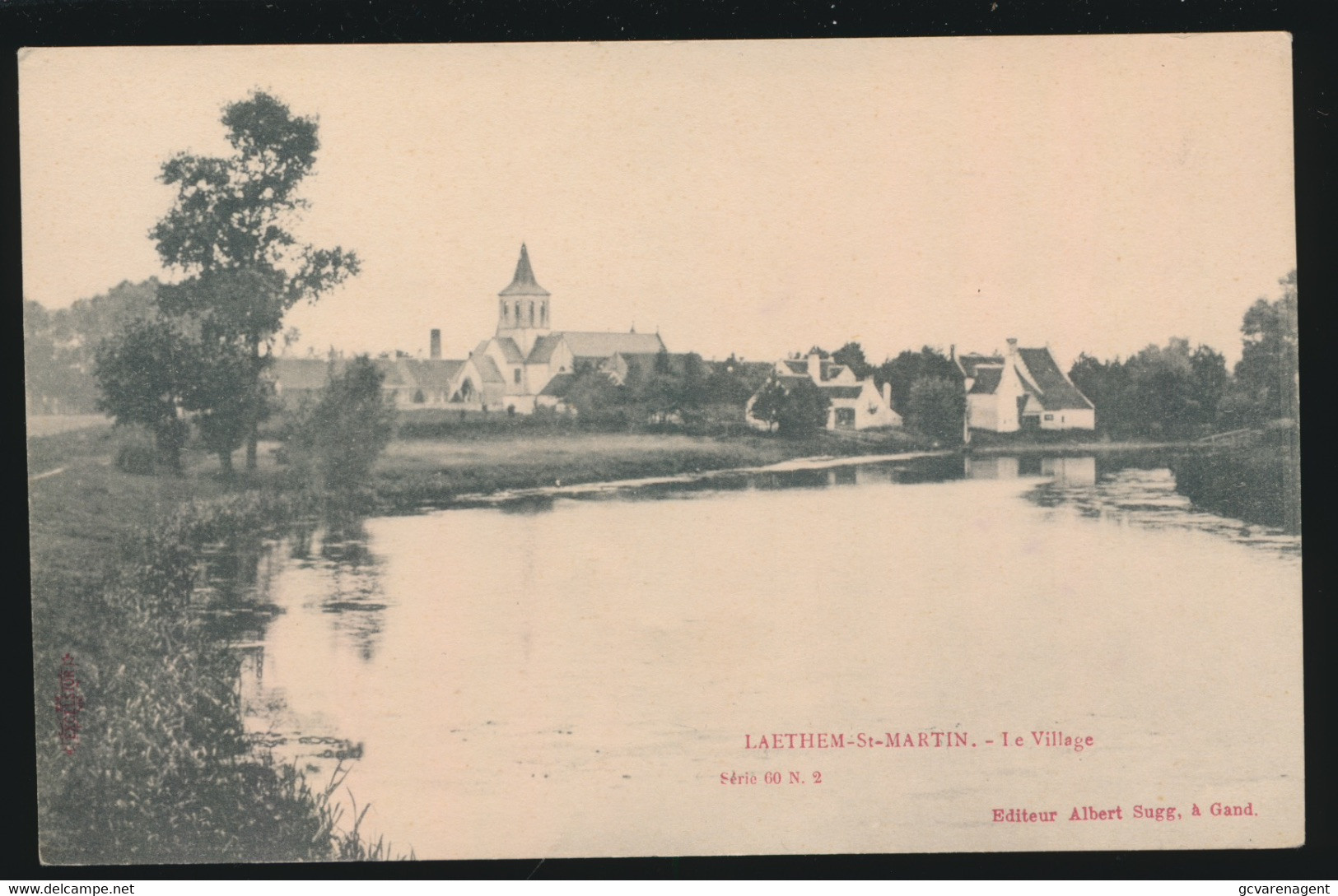 SINT MARTENS LATEM     VILLAGE   - A.SUGG 60 N / 2     2 AFBEELDINGEN - Sint-Martens-Latem