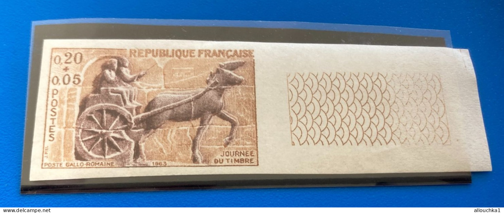 1963 - NON DENTELÉ 1 Valeur Timbre BDF ** N°1378-Côte 35 €-Yvert /Tellier France Non Dentelés-Journée Du Timbre - 1961-1970