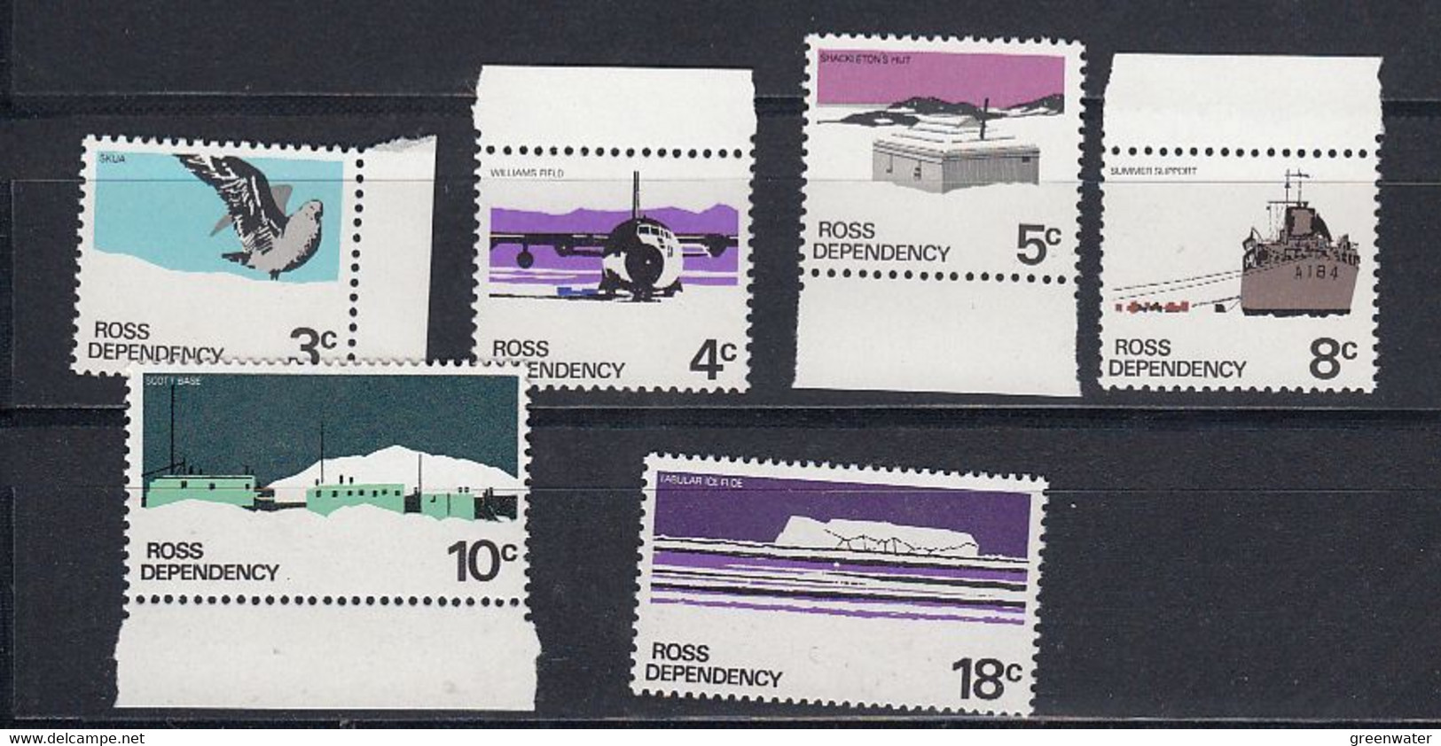 Ross Dependency 1972 Definitives 6v ** Mnh (50577A) - Unused Stamps