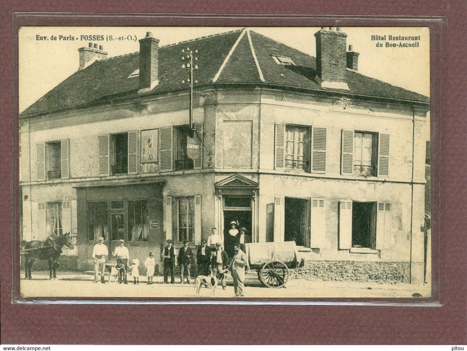 FOSSES (95) - HOTEL RESTAURANT DU BON ACCUEIL - Fosses