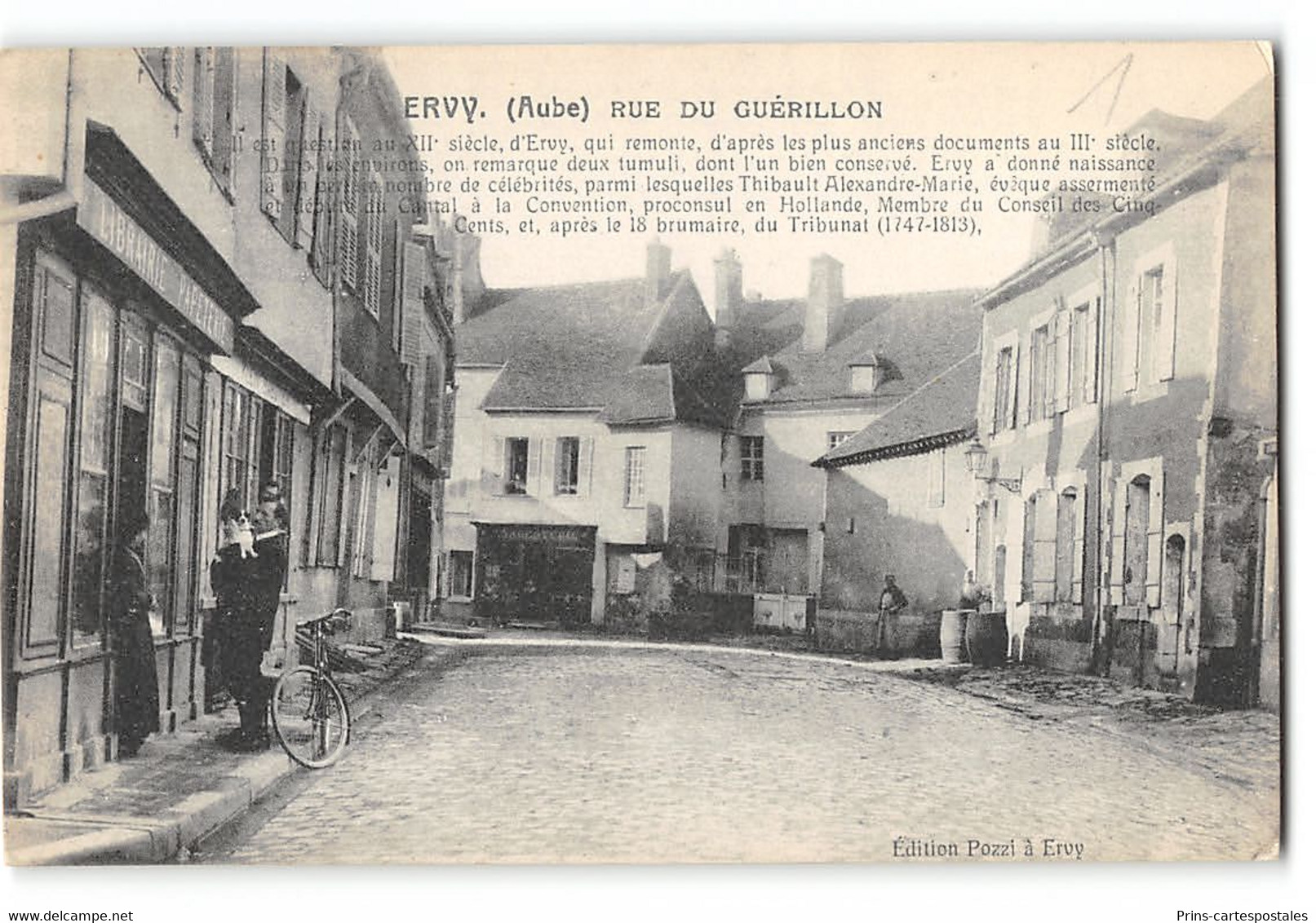 CPA 10 Ervy Rue De Guerillon - Ervy-le-Chatel