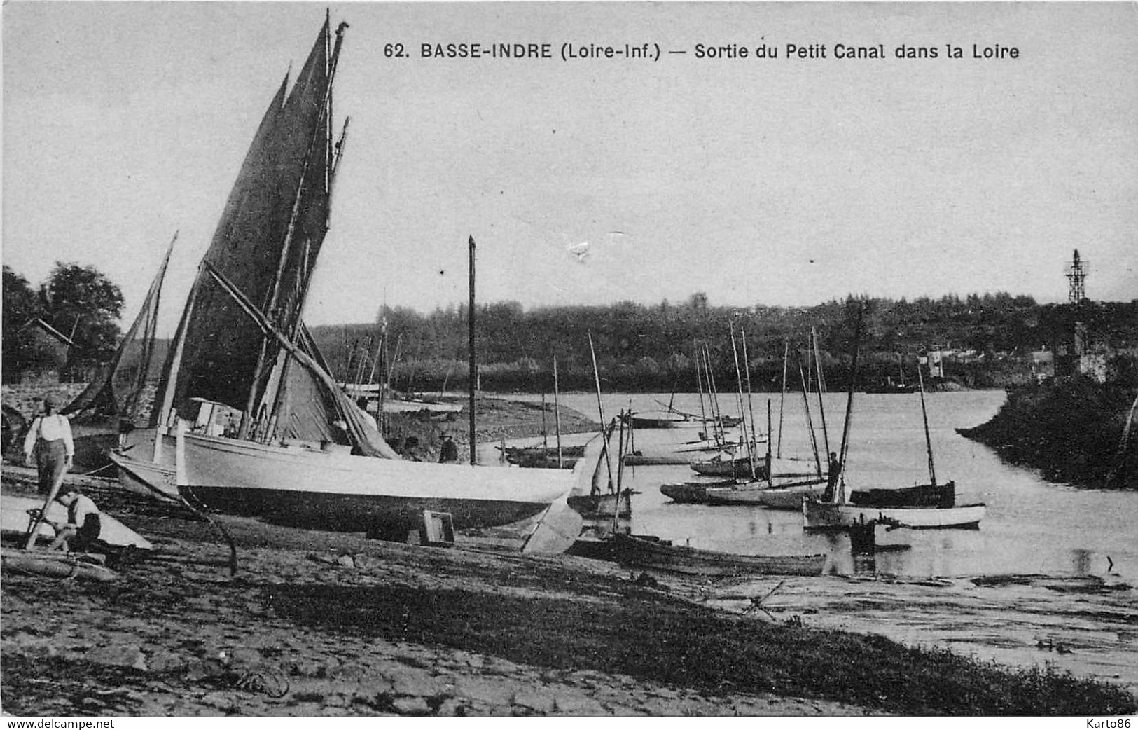 Basse Indre * Sortie Du Petit Canal Dans La Loire - Basse-Indre