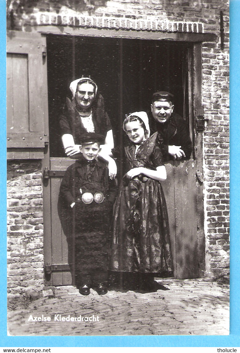 Nederland-Holland-Pays Bas-Axel (Terneuzen-Zeeland)-Axelse Klederdracht-Echte Foto-Costume Traditionnel Régionnal - Axel