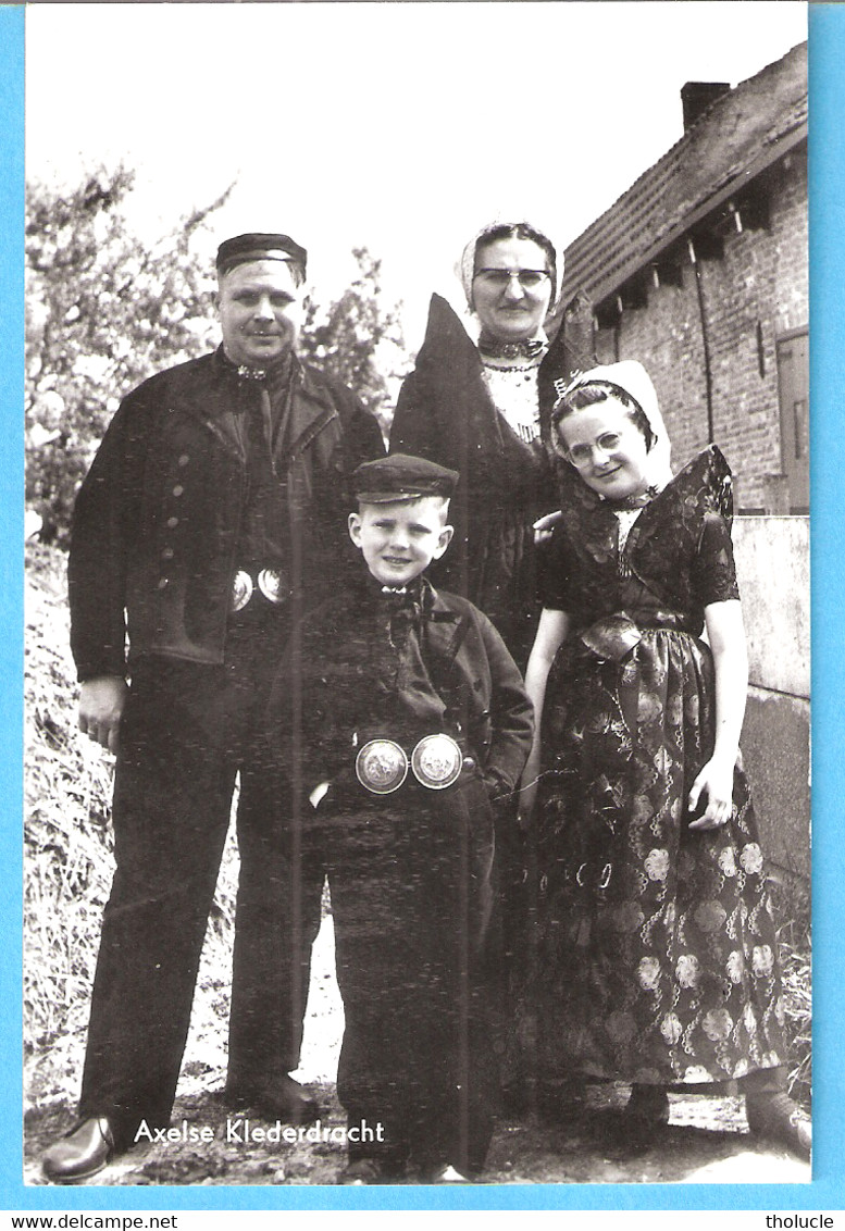 Nederland-Holland-Pays Bas-Axel (Terneuzen-Zeeland)-Axelse Klederdracht-Echte Foto-Costume Traditionnel Régionnal (3) - Axel