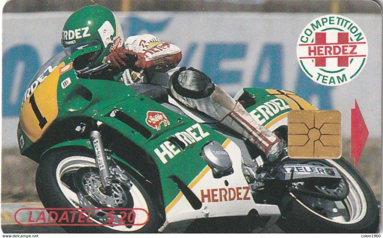 MEXICO. MOTO. Herdez Moto. 1996-07. MX-TEL-P-0012A. (720) - Motos