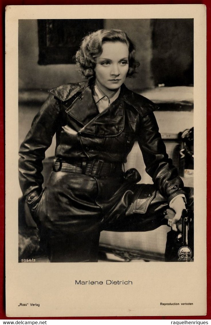 CPA Movie Star Postcard 1920s Ross Verlag Marlene Dietrich (IT#212) - Acteurs