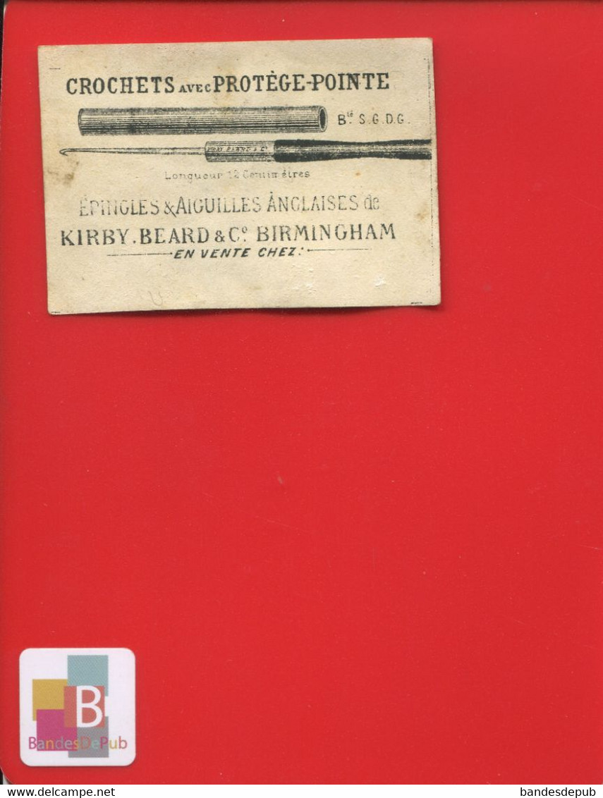 Crochet Broder Broderie Protège Pointe  Kirby Beard Birmingham Angleterre Petite Chromo Papier Fin Enfant Bretzel Poupée - Altri & Non Classificati