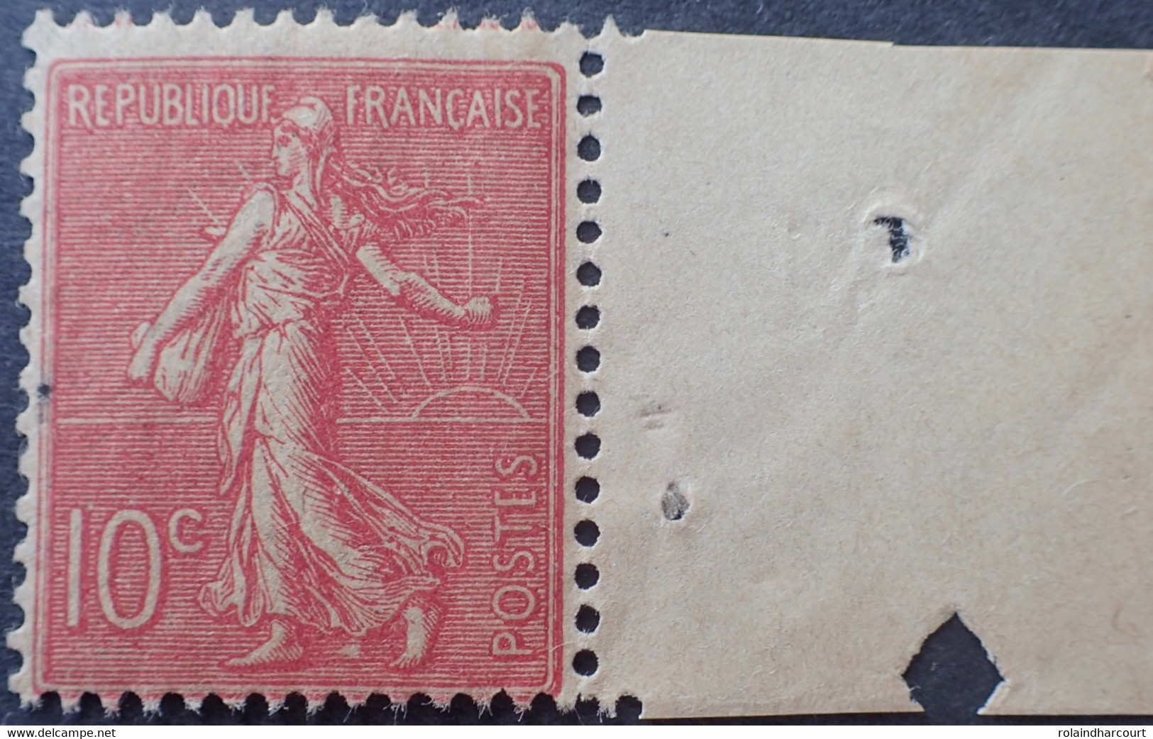 R1118/211 - 1903 - TYPE SEMEUSE LIGNEE - N°229e NEUF** - BELLE VARIETE ➤➤➤ Impression RECTO VERSO Partielle - Unused Stamps