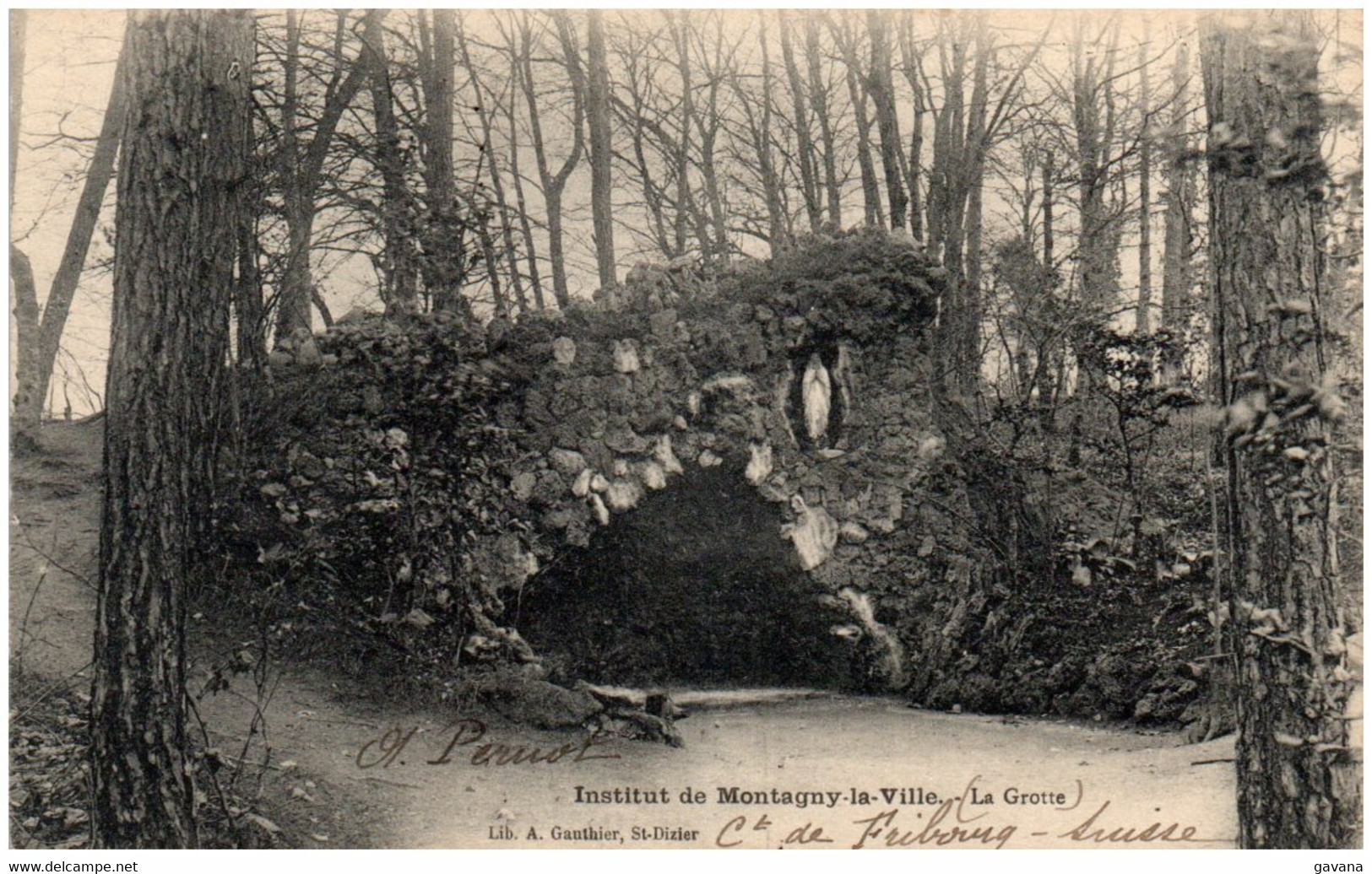 FR Institut De MONTAGNY-la-VILLE - La Grotte - Montagny