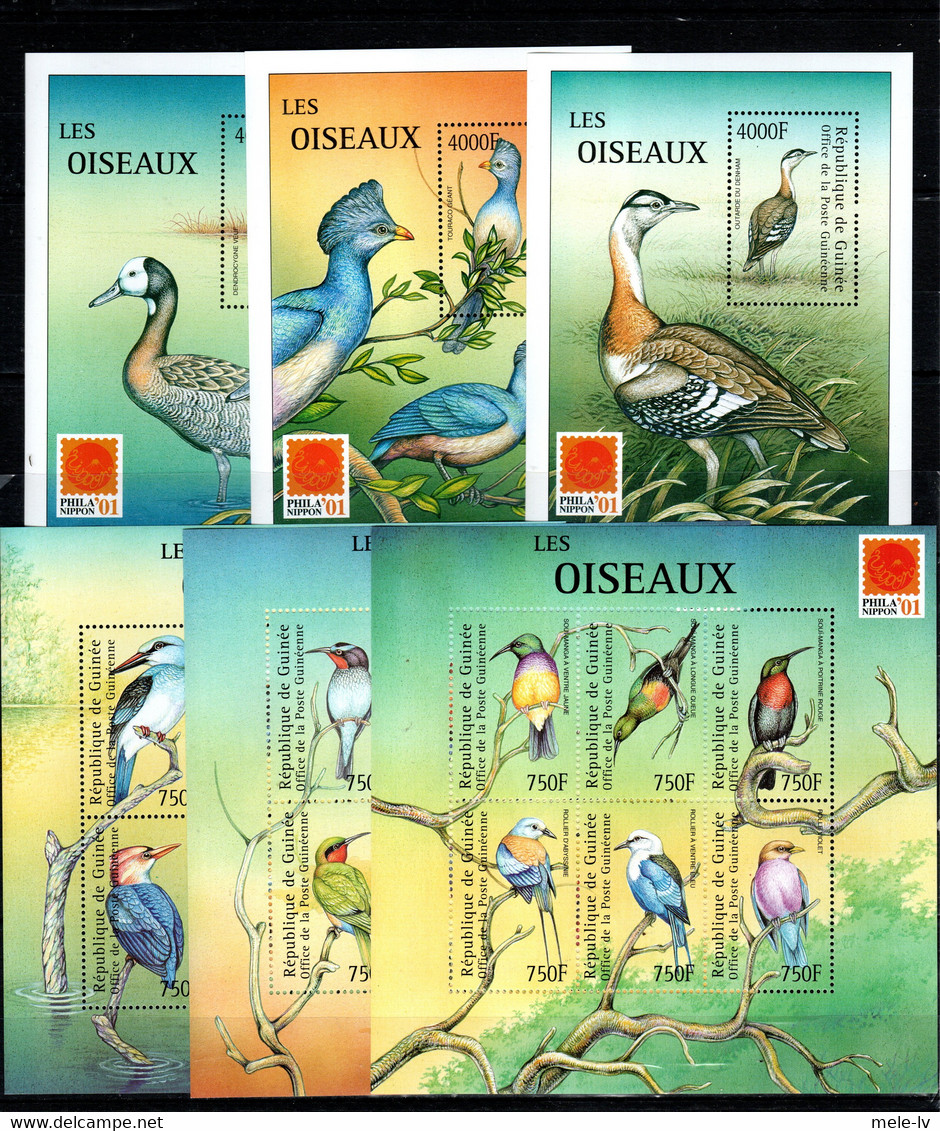 Guinea 2001 Birds MNH -(V-104) - Other & Unclassified