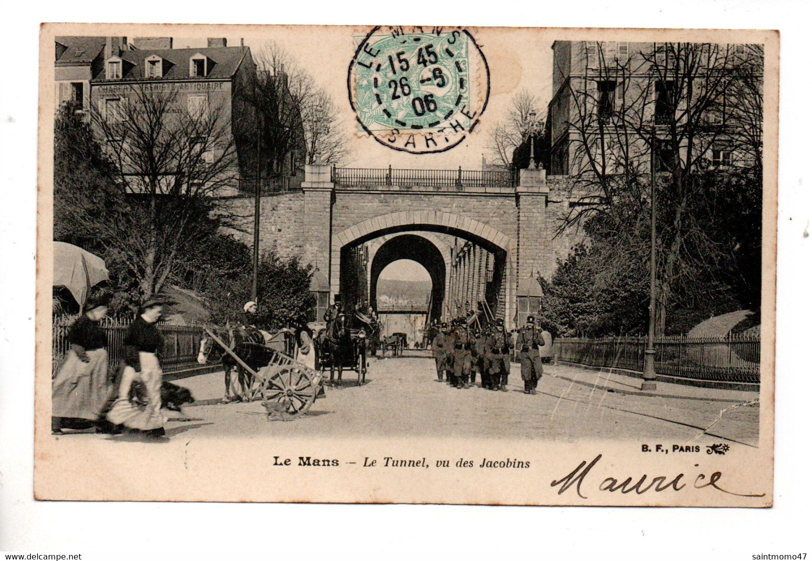 72 - LE MANS . LE TUNNEL, VU DES JACOBINS - Réf. N°10909 - - Le Mans