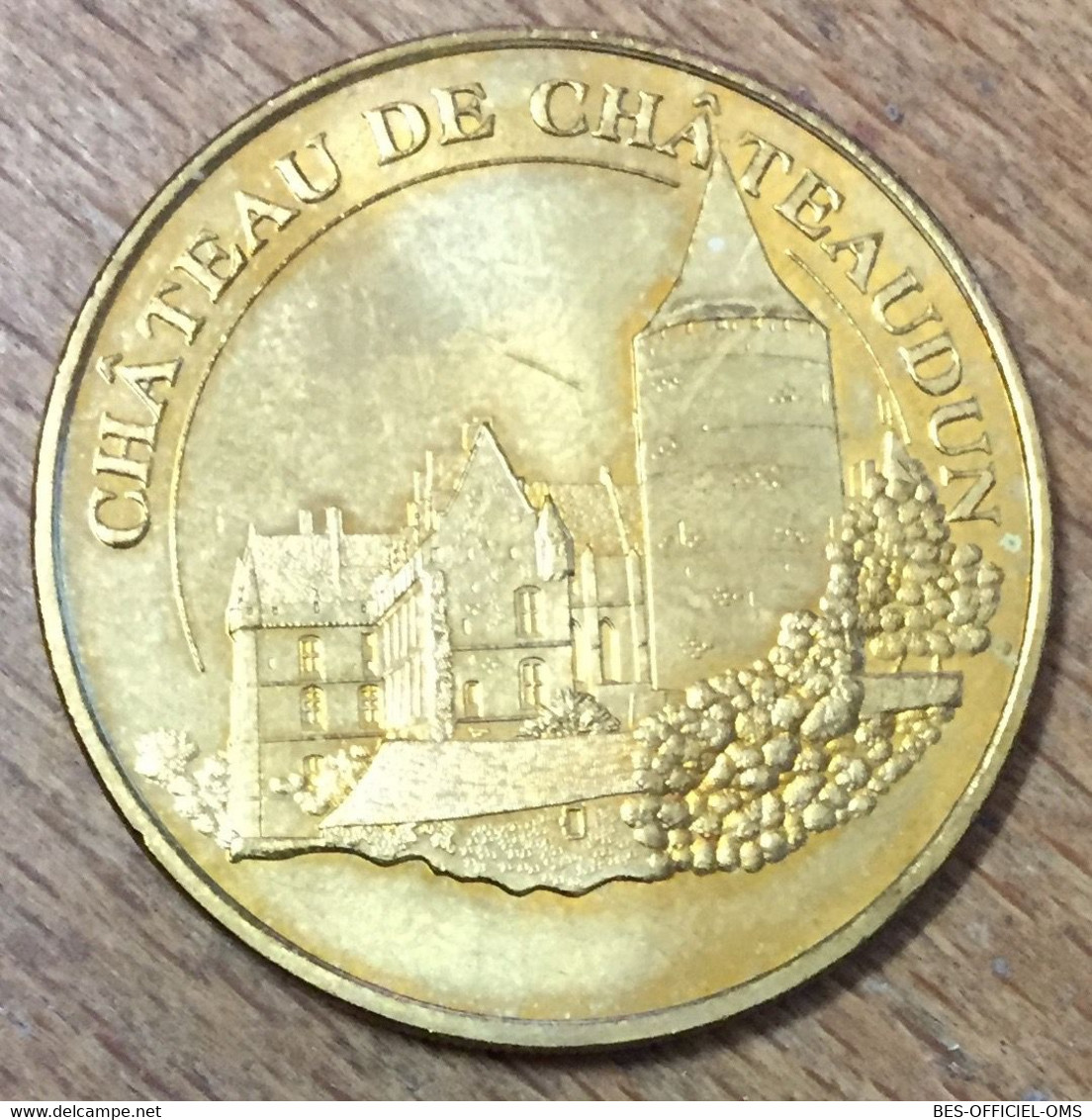 28 CHÂTEAU DE CHÂTEAUDUN MÉDAILLE SOUVENIR MONNAIE DE PARIS 2011 JETON TOURISTIQUE MEDALS TOKENS COINS - 2011