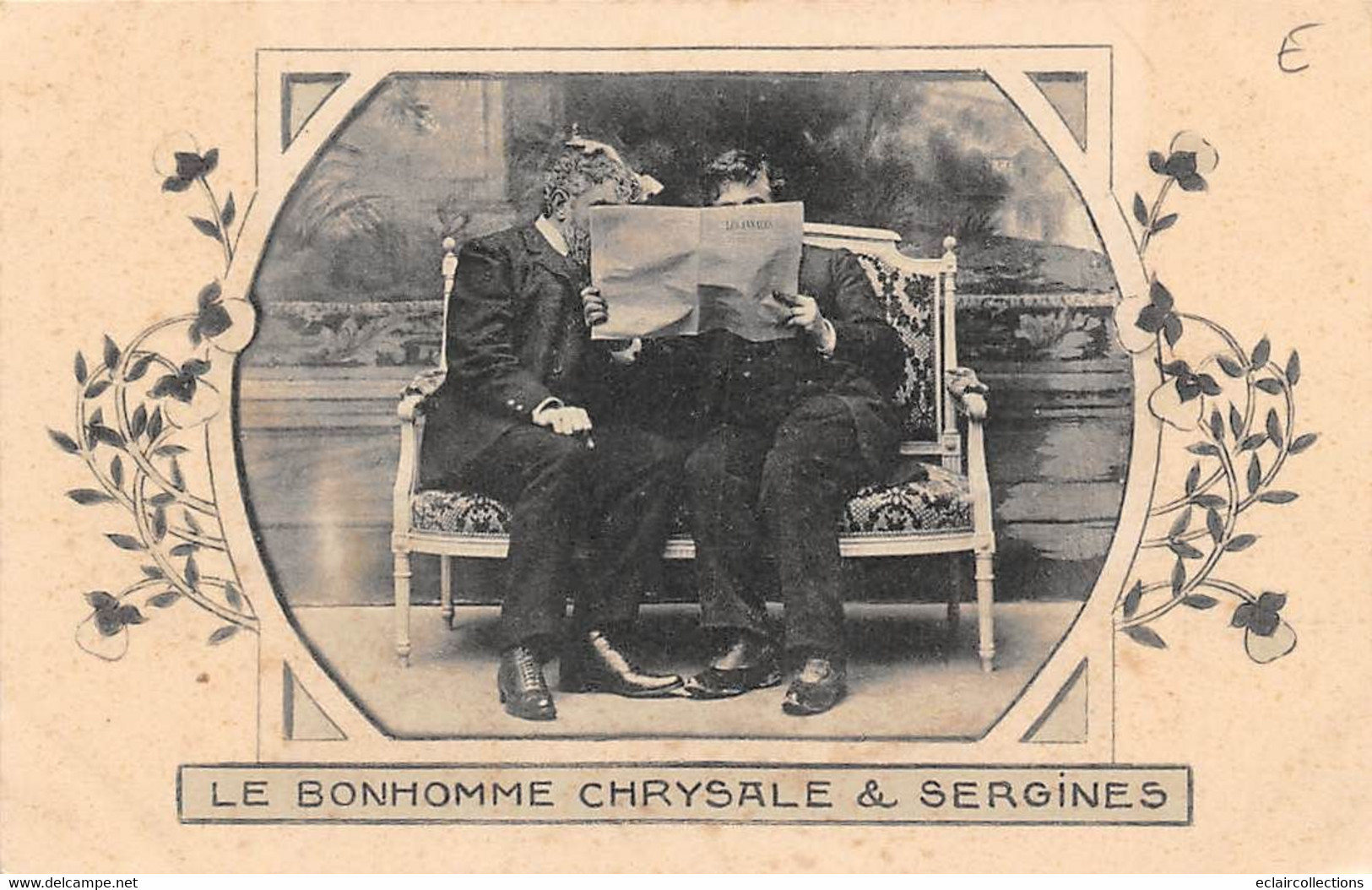 Thème: Littérature: Ecrivain: Série Les Annales:  Le Bonhomme Chrysale Et Sergines     (voir Scan) - Schriftsteller