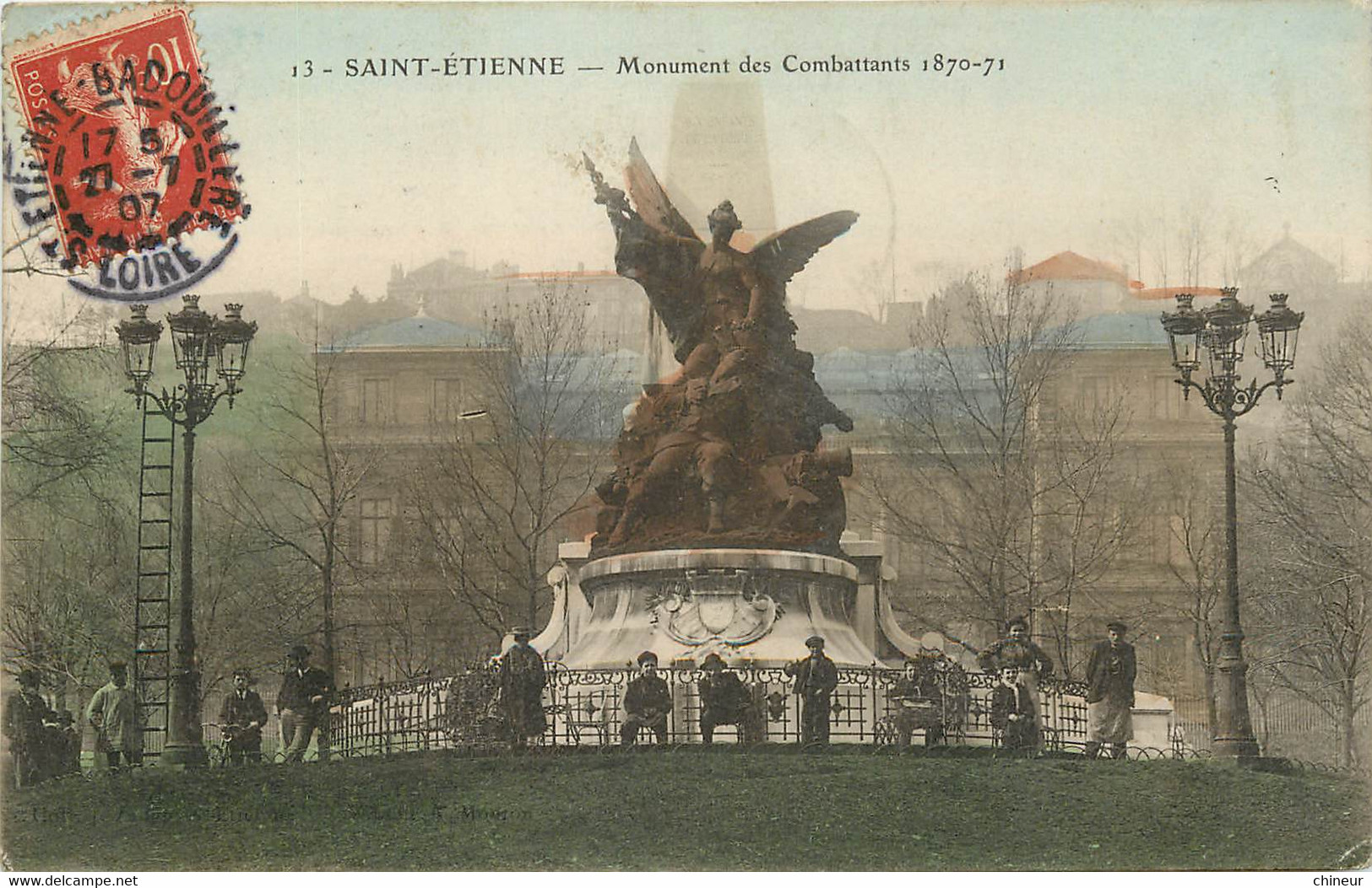 SAINT ETIENNE MONUMENT DES COMBATTANTS 1870 - Saint Etienne