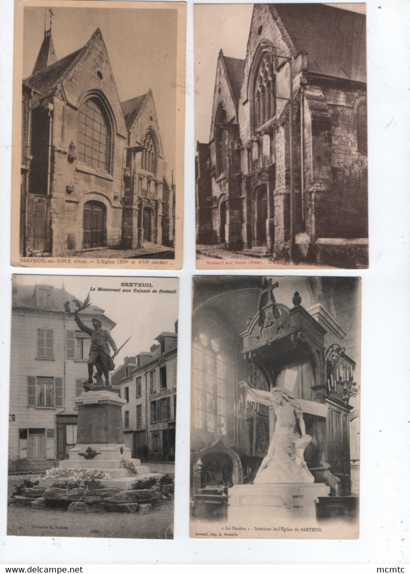 10 Cartes  - Breteuil   - Breteuil Sur Noye   -(Oise) - Breteuil