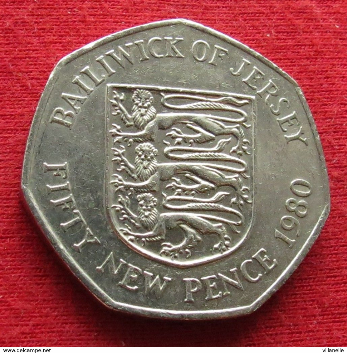 Jersey 50 New Pence 1980 KM# 34 Fifty Pence - Jersey