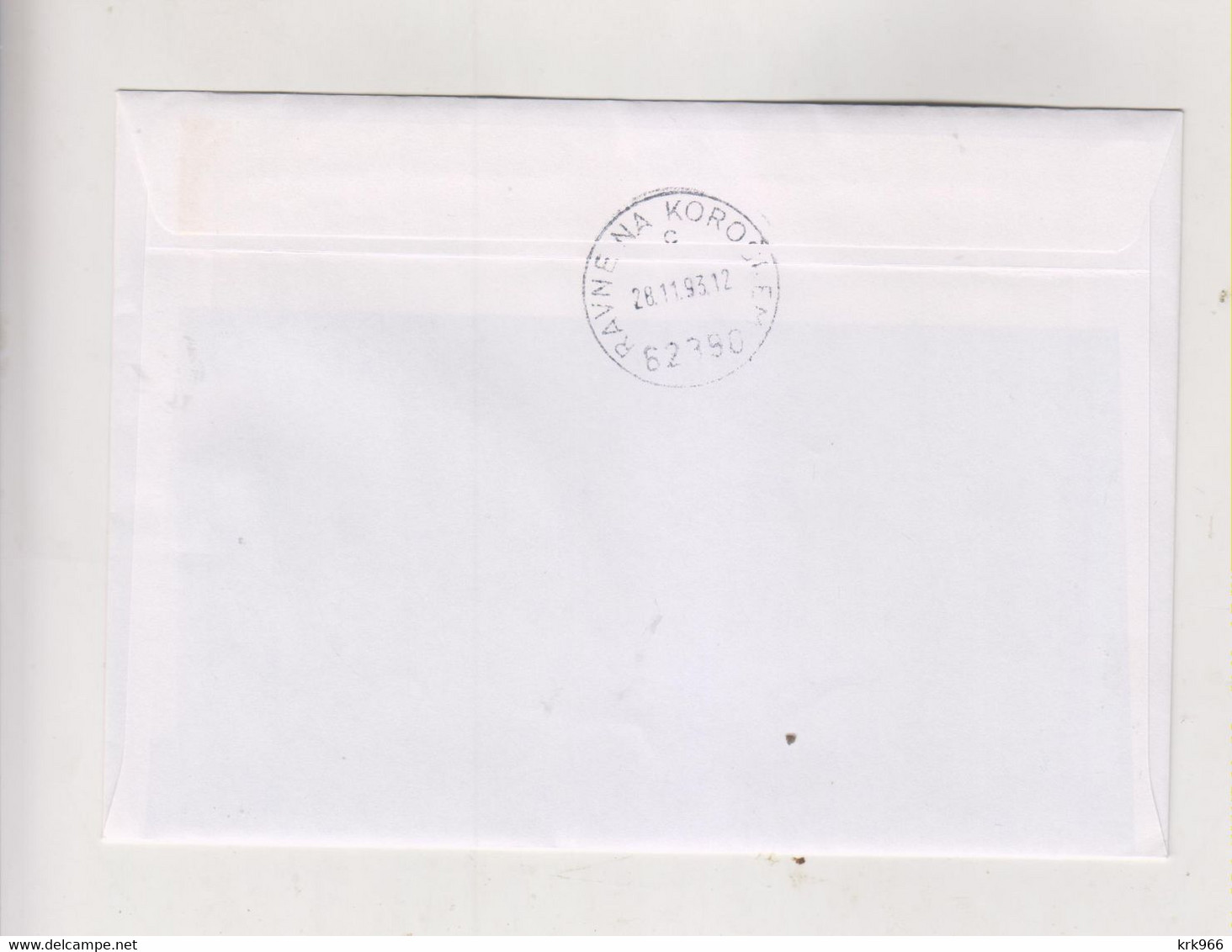 BOSNIA AND HERZEGOVINA  BIHAC 1993 Private Issue Registered Priority Cover To Slovenia - Bosnien-Herzegowina