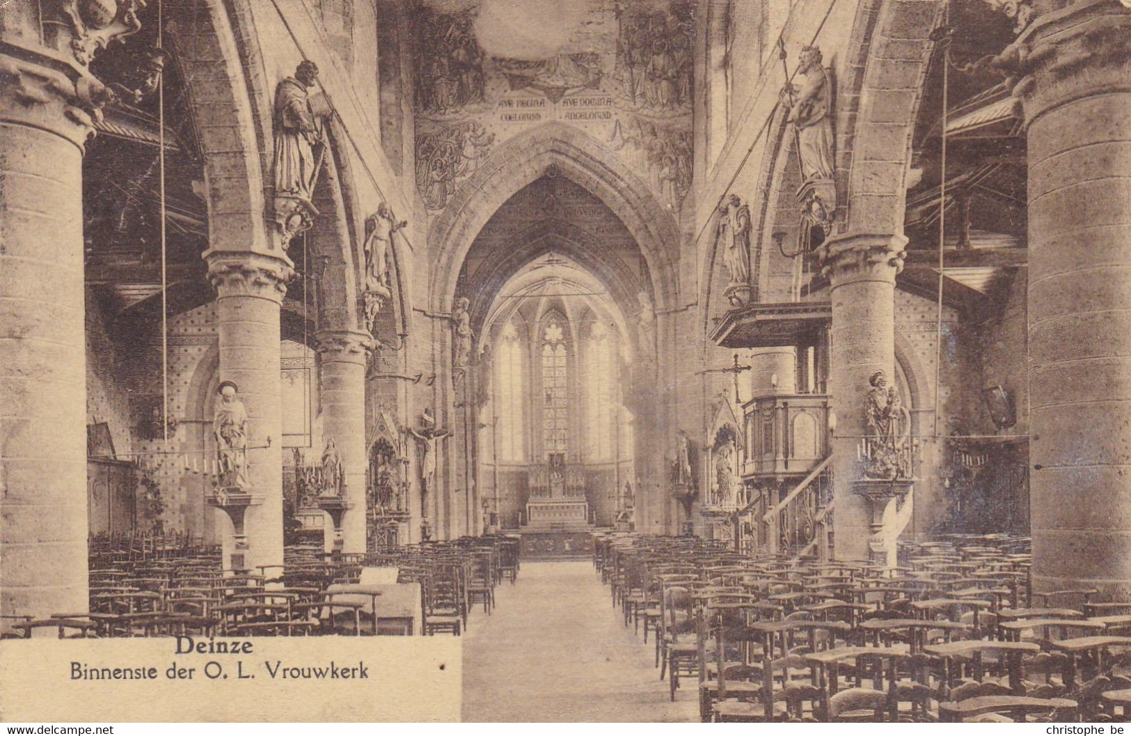 Deinze, Binnenste Der O.L.Vrouwkerk (pk71108) - Deinze