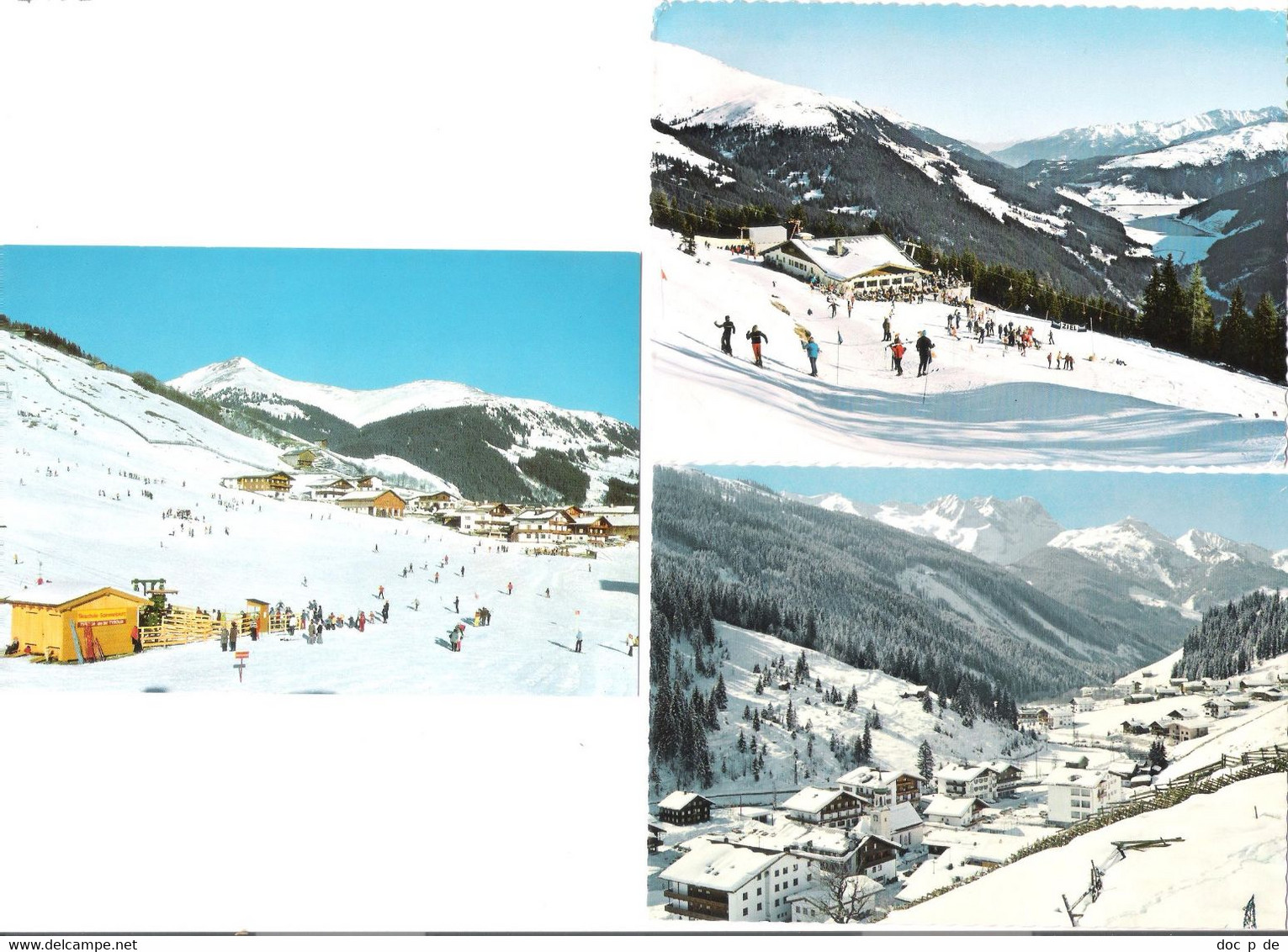 Österreich - 3 AK - A-6281 Gerlos In Tirol - Zillertal - Bergrestaurant Isskogel - Wintersport Platz Ski - Gerlos