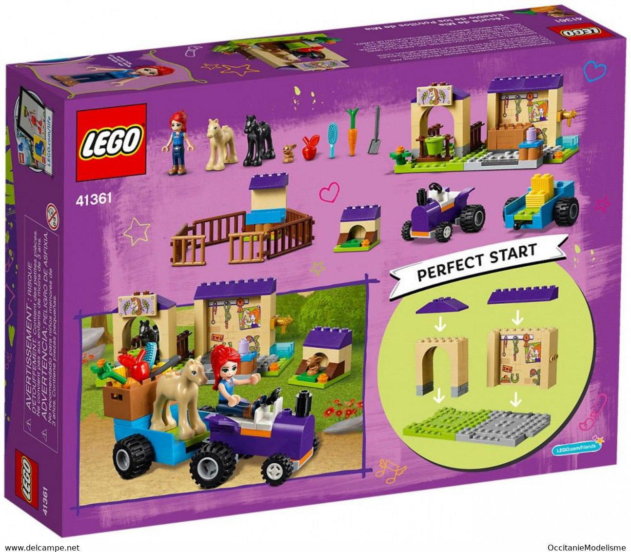 Lego Friends - L'ECURIE DE MIA Mia's Foal Stable Réf. 41361 Neuf - Non Classificati