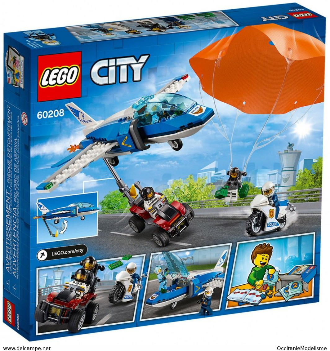 Lego City - L'ARRESTATION EN PARACHUTE Réf. 60208 Neuf - Non Classés