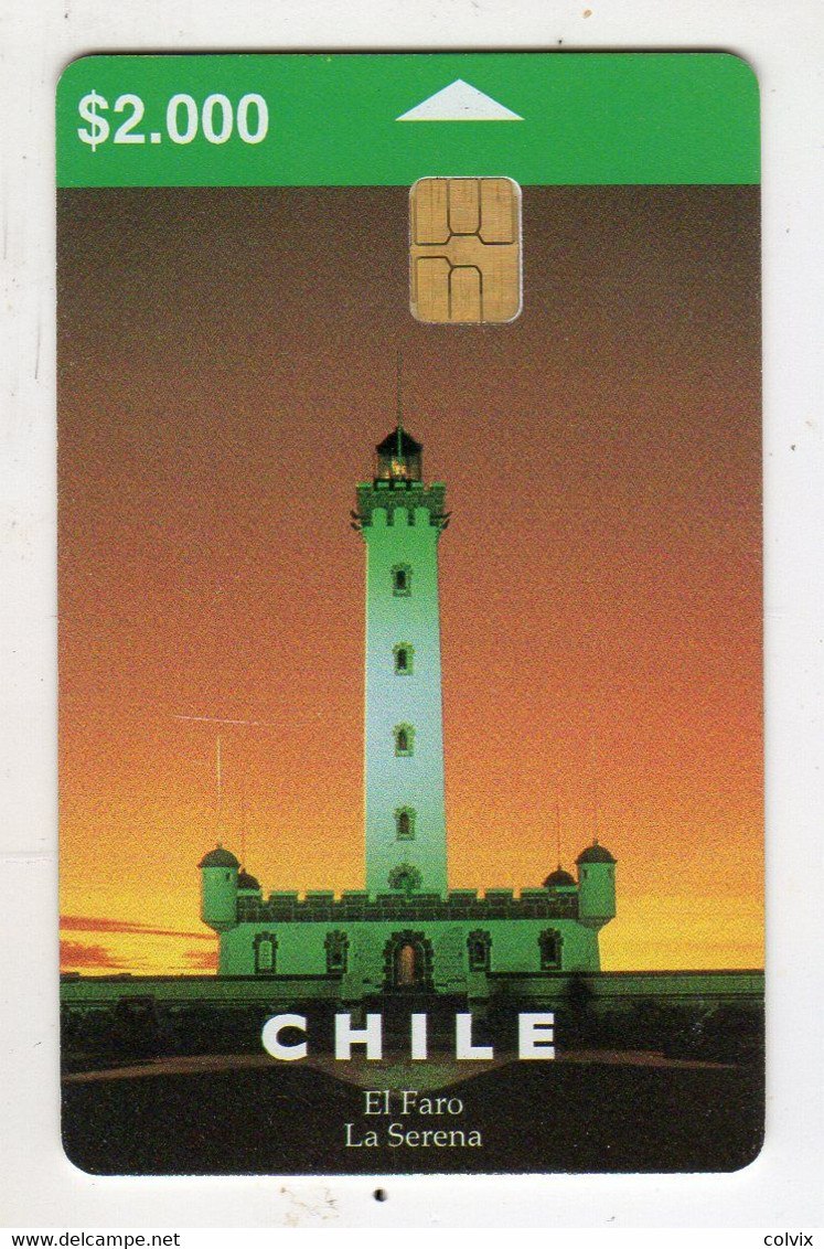 CHILI TELECARTE PHARE EL FARO LA SERENA Date 12/98 - Fari