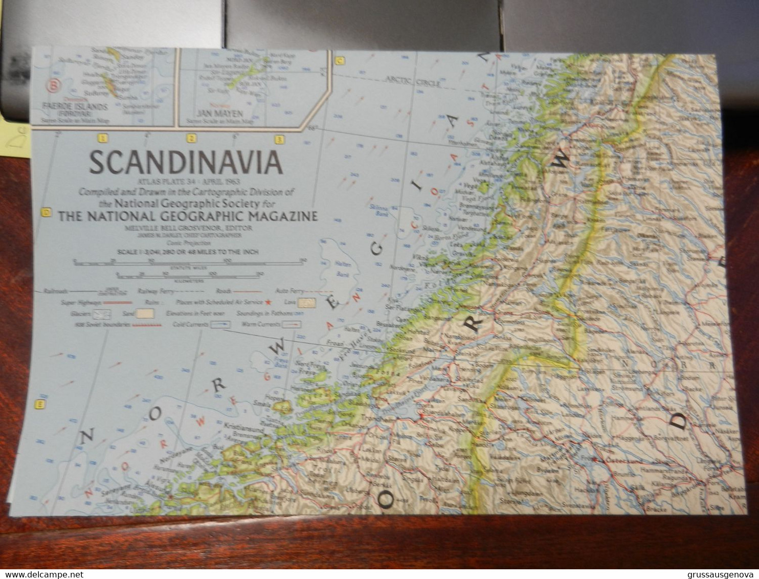 1) NATIONAL GEOGRAPHIC SCANDINAVIA 1963 - Europe