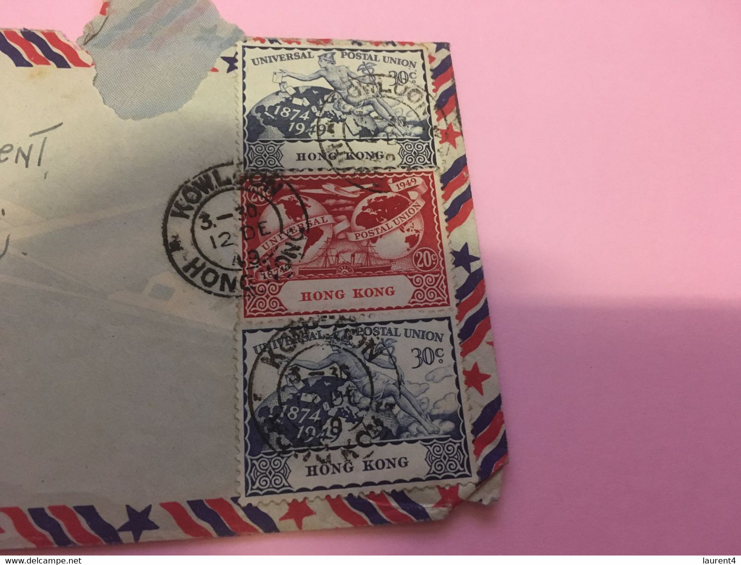 (T 2)  Hong Kong Letter Posted To (Epping NSW) Australia 1949 - With 3 UPU Stamp - Covers & Documents