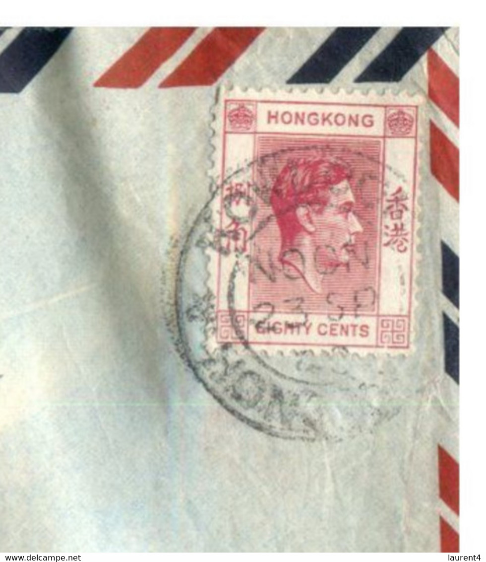 (T 2) Hong Kong Letter Posted To (Epping NSW) Australia In 1949 - Covers & Documents