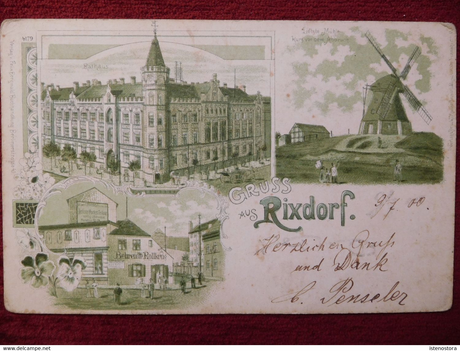 GERMANY / RIXDORF - BERLIN NEUKOELLN / WINDMILL - MÜHLE / 1900 - Neukölln