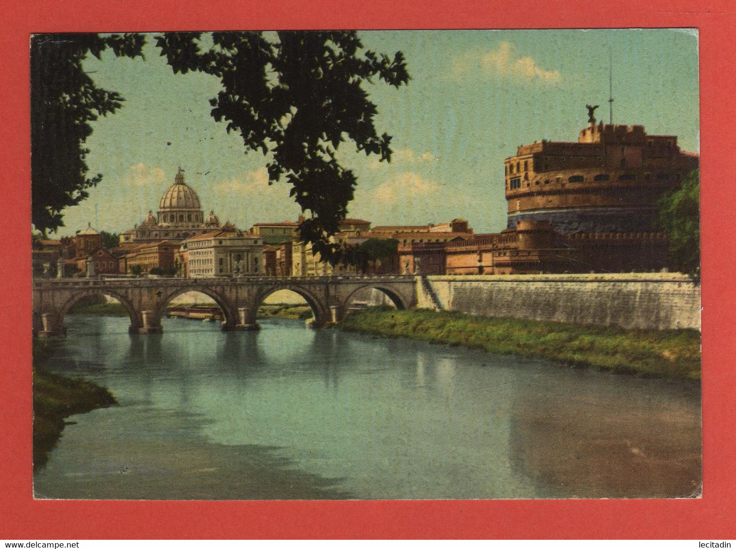 CP EUROPE  ITALIE LATIUM ROMA 82 PANTHEON - CASTEL S. ANGELO Année 1962 - Pantheon